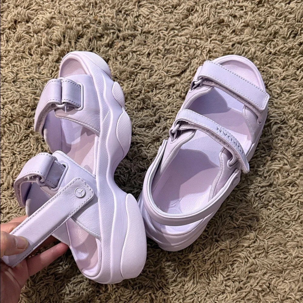 Jordan Lavender Platform Sandals